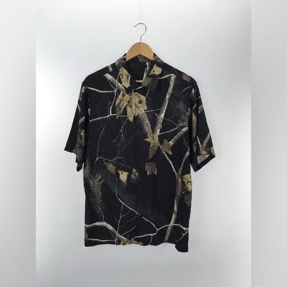 Alexander Wang Winter Camo Printed Silk Hawaiian Shirt - Picture 10 of 12